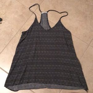 Black and white tank top